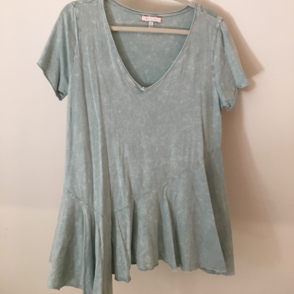 Asymmetrical Cotton Blouse